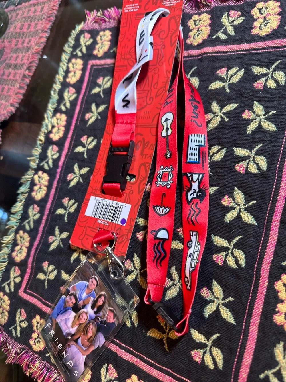 Friends TV Show Lanyard ID Badge Holder Official Con Accessory Travel Gear NEW